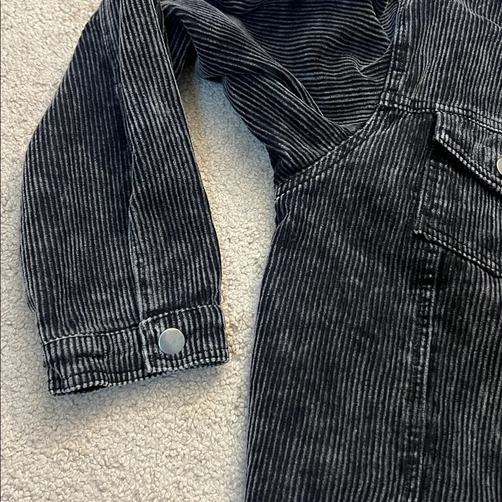 POL Corduroy Trucker Jacket – Black Size Medium - Picture 13 of 13